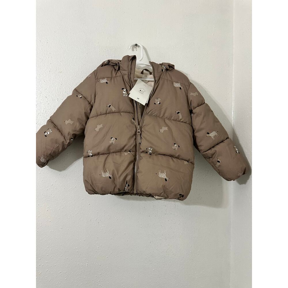 H&M puffer jacket size TODDLER 3-4 NWT